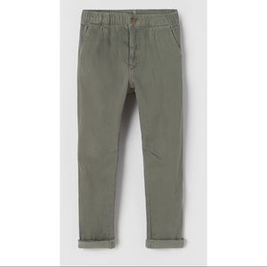 ZARA ~SUPER STRETCHY GARMENT DYE TROUSERS (NWT)